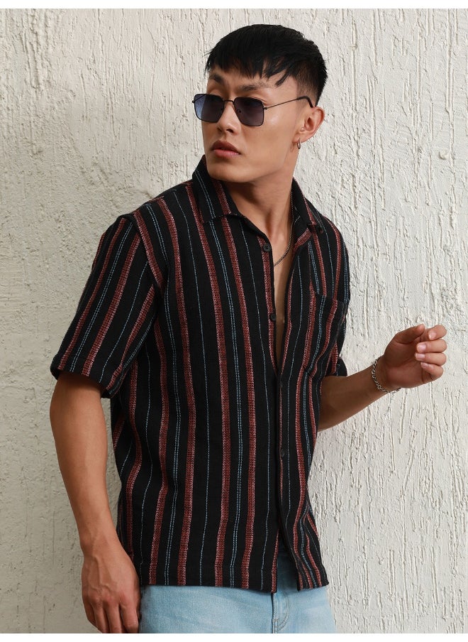 Hubberholme - Men Multicolor Shirts - Oversized Fit for a Casual and Relaxed Look - Image 1