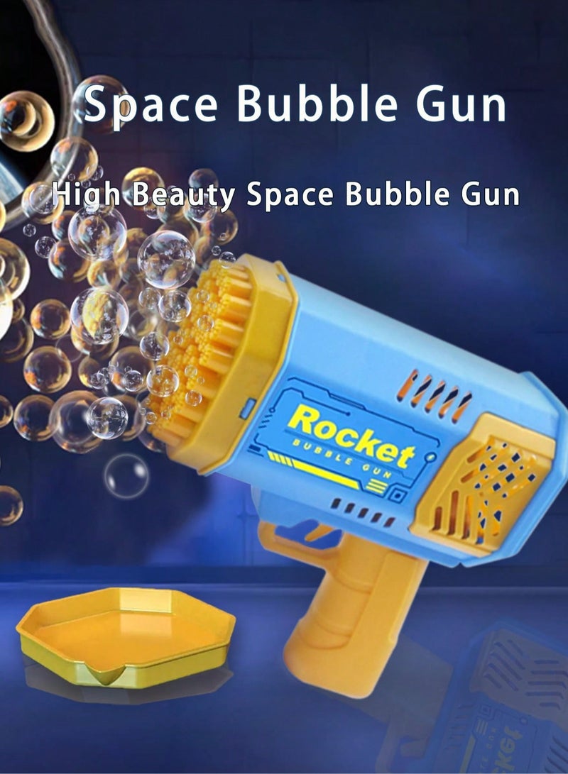 40-Hole Electric Bubble Gun – Handheld Automatic Bubble Machine with LED Lights – Fun Outdoor Party Toy for Boys & Girls – Available in Blue & Pink – Perfect for Birthdays, Gatherings, Halloween, Christmas & Summer Play (Bubble Solution & Batteries Not Included)  - Image 5
