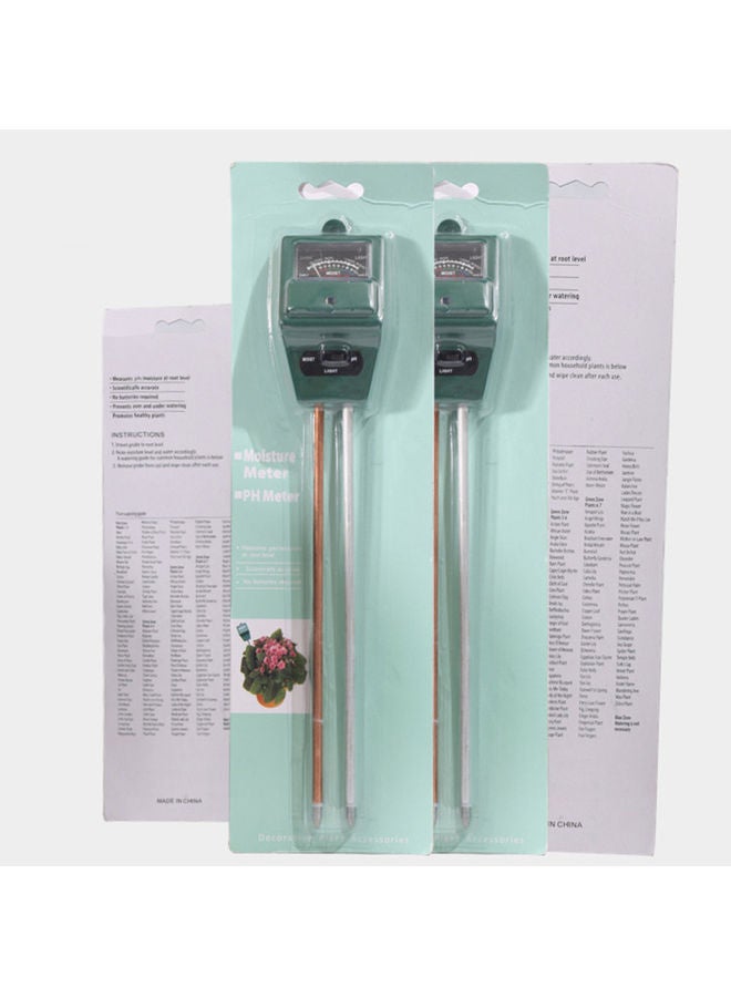 NIBEMINENT 3-in-1 Soil Test PH Moisture Meter Light Green - Image 2