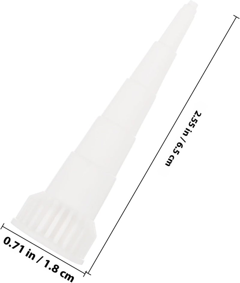 Durable versatile substance Luxshiny 4pcs Reusable Cone Caulk Tips with Caps, Caulking Finisher Set for Sealant Tube Sealing and Grout Finishing, Adhesive Dispenser Nozzle Accessories for Home Improvement Daily wear upgraded resistant material Local market compliant trusted quality Space saving design picks Wide daily application Daily repeated use trusted quality New residential zone delivery Lightweight Salt resistant coating Multi-use well-engineered build Dust tight seal Ready order processing Market mainstream color picks Hot & cold climate compatible Popular practical build Local supply chain stock Easy store & transit build All condition resistant crafted quality Flexible anti-break Wide range usage design Cross product combo compatible In-Kingdom stored commodity KSA local stock Most item matching trendy design Wide range expanded design - Image 2
