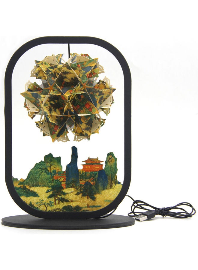 نيبمينينت مصباح طاولة صغير ثلاثي الأبعاد يمكنك تركيبه بنفسك متعدد الألوان 27.00x2.60x26.00سم - Image 1