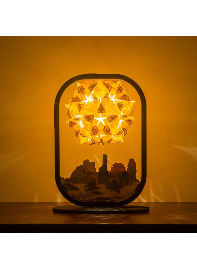 نيبمينينت مصباح طاولة صغير ثلاثي الأبعاد يمكنك تركيبه بنفسك متعدد الألوان 27.00x2.60x26.00سم - Image 2