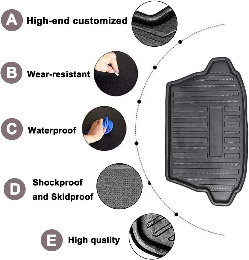 Yurefax Waterproof Boot Mat for Toyota C-HR - Image 4
