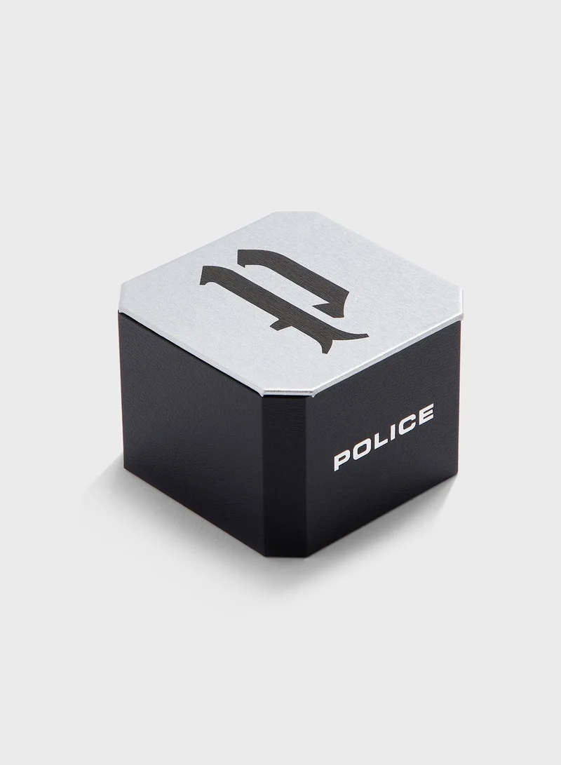 POLICE Peyto Braided Stacked Bracelet