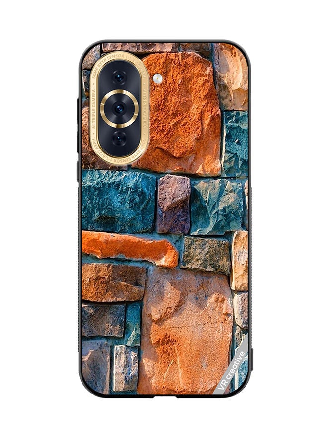 VR CREATIVE Protective Case Cover For Huawei Nova 10 Abstract Stone Design Multicolour - Image 1
