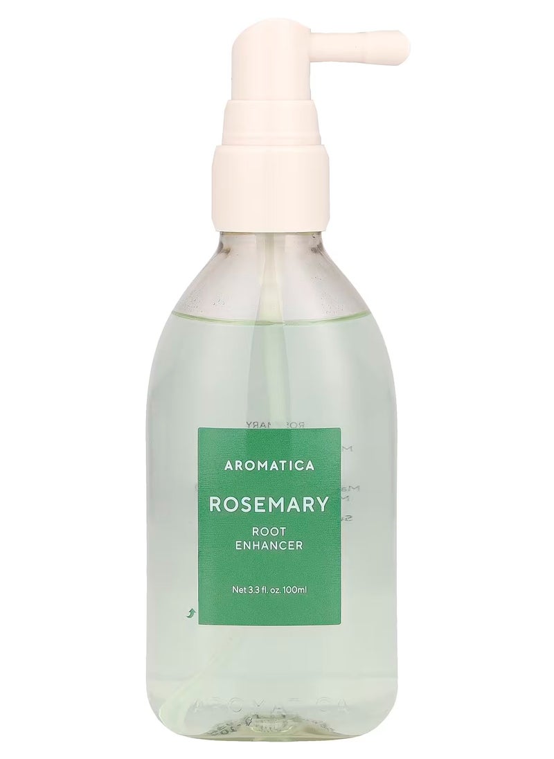 AROMATICA معزز جذور إكليل الجبل 3.38 أونصة / 100 مل - تغذية فروة الرأس بزيت إكليل الجبل المصنف غذائيًا - يخفف من حكة فروة الرأس والجافة والمتقشرة - خالي من الكبريتات والسيليكون والبارابين  - Image 2