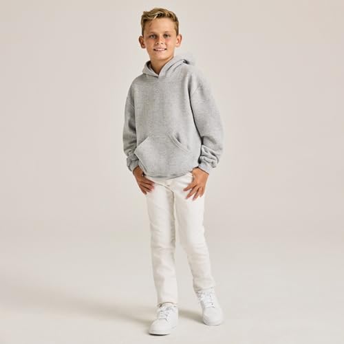 Soffe MJ Big Boys' Basic Hooded Sweatshirt, Red, X-Large - Image 5