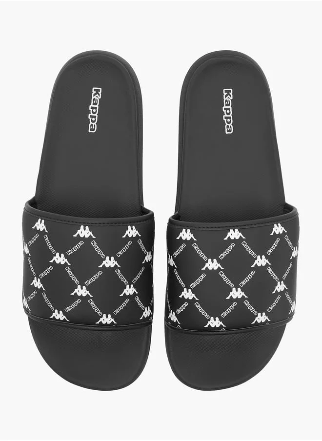 كابا Men's Logo Print Slides