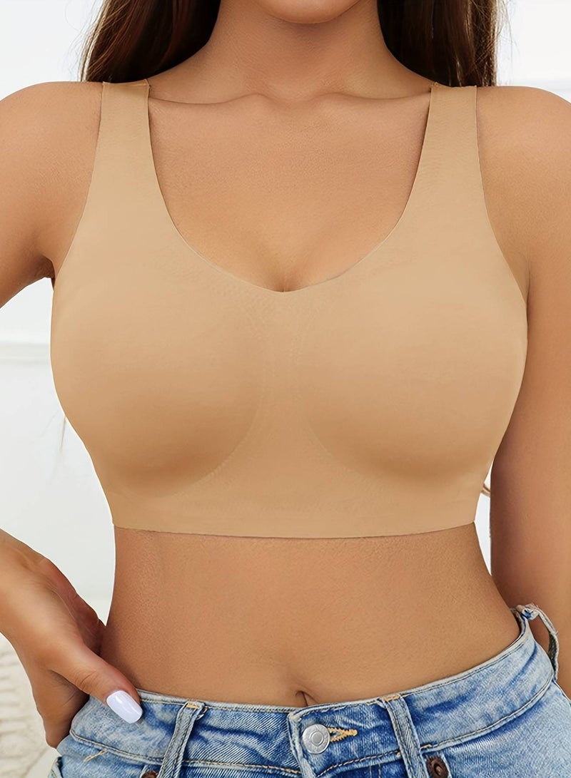 حمالة صدر نسائية مبطنة غير مرئية بدون أسلاك - Image 1