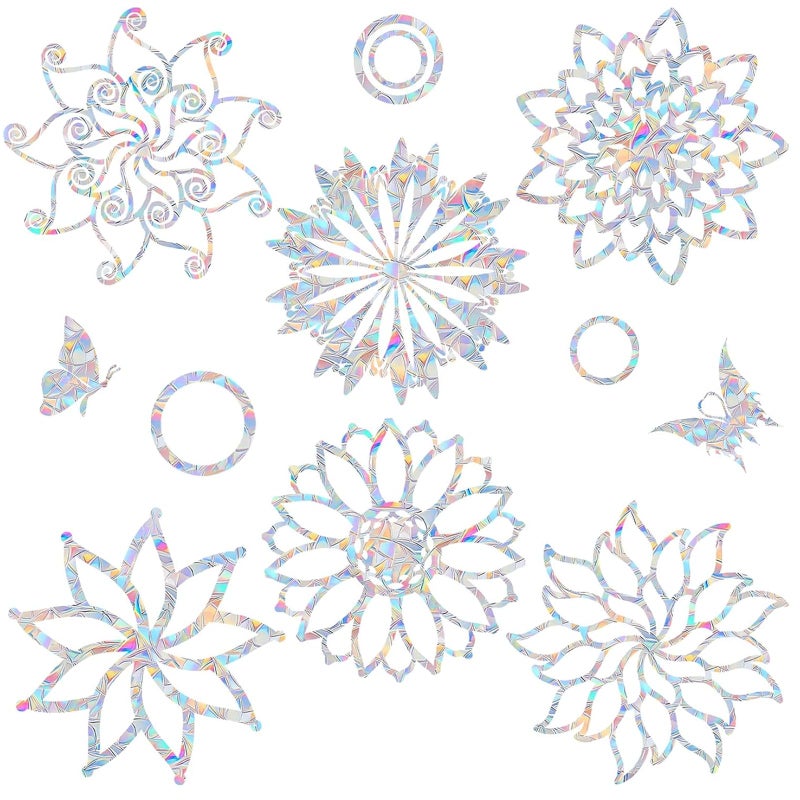 Shawula 18PCS Mandala Window Clings - شارات مكافحة الاكتساب لإنقاذ الطيور من الاصطدام - Image 1