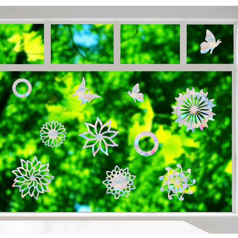 Shawula 18PCS Mandala Window Clings - شارات مكافحة الاكتساب لإنقاذ الطيور من الاصطدام - Image 2