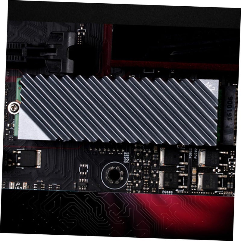 Aluminum Heat Sink Cooler Fin For Ssd Grey Color Slim Design Anodized Finish Enhanced Heat Dissipation Industrial Applications - Image 5