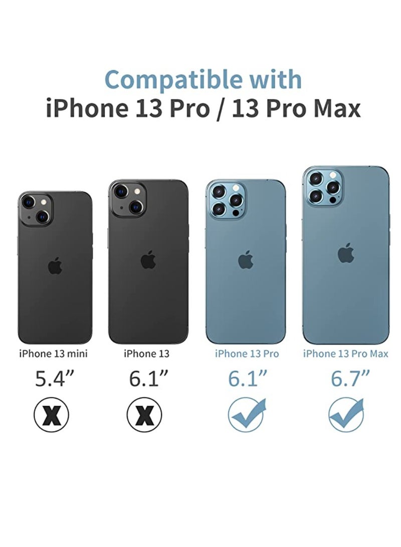 Digi Core واقي عدسة كاميرا iPhone متوافق مع غطاء عدسة كاميرا iPhone باللون الأزرق لهاتف Apple iPhone 13 Pro/13 Pro Max Sierra - Image 2