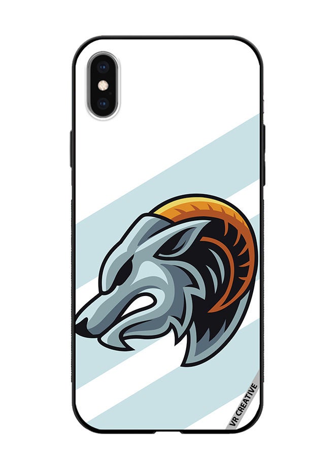 VR CREATIVE Protective Case Cover For Apple iPhone X/XS Wild Goat Design Multicolour - Image 1