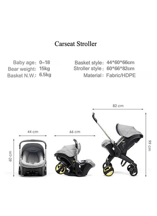 4-In-1  Two Way Pushable Baby Stroller For Infant From Birth to 3 Years Old