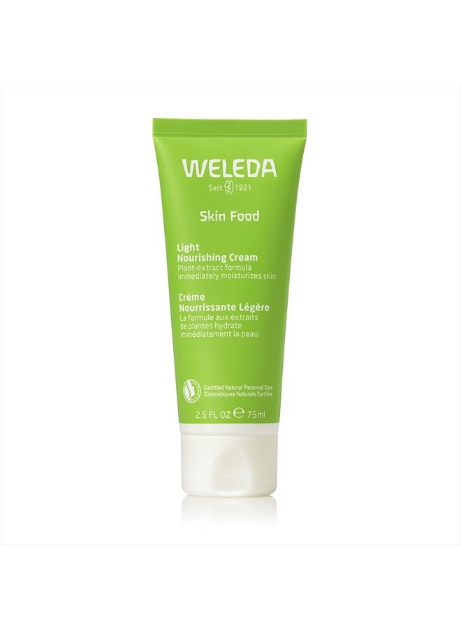 Weleda Skin Food Light Nourishing Body Cream 2.5 Fluid Ounce, Plant Rich Hydrating Moisturizer with Chamomile, Calendula and Pansy - Image 1