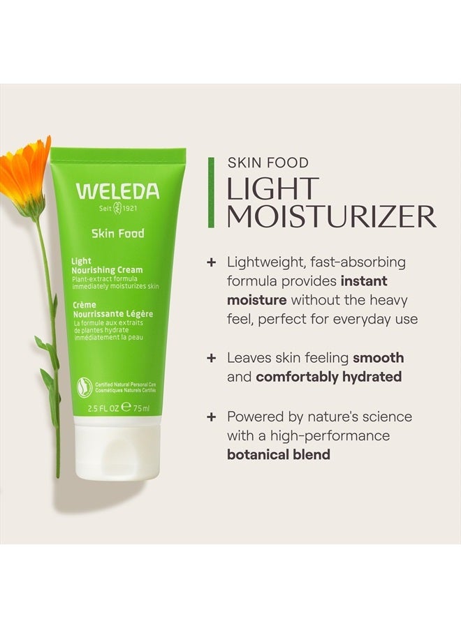 Weleda Skin Food Light Nourishing Body Cream 2.5 Fluid Ounce, Plant Rich Hydrating Moisturizer with Chamomile, Calendula and Pansy - Image 3