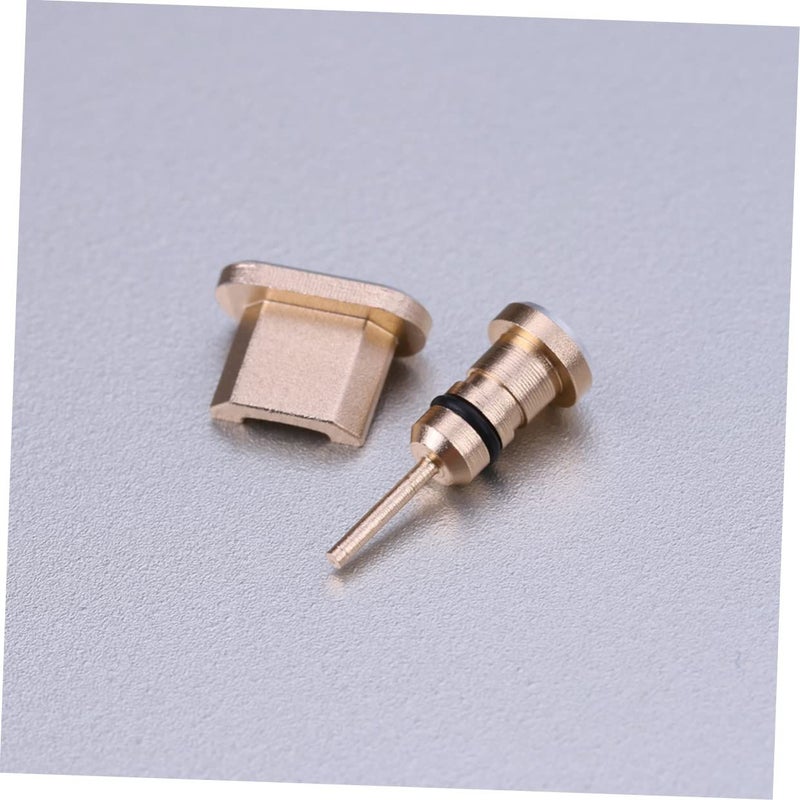 2Pcs Micro USB and 3.5mm Audio Jack Dust Plugs Set Anti Dust Black - Image 3