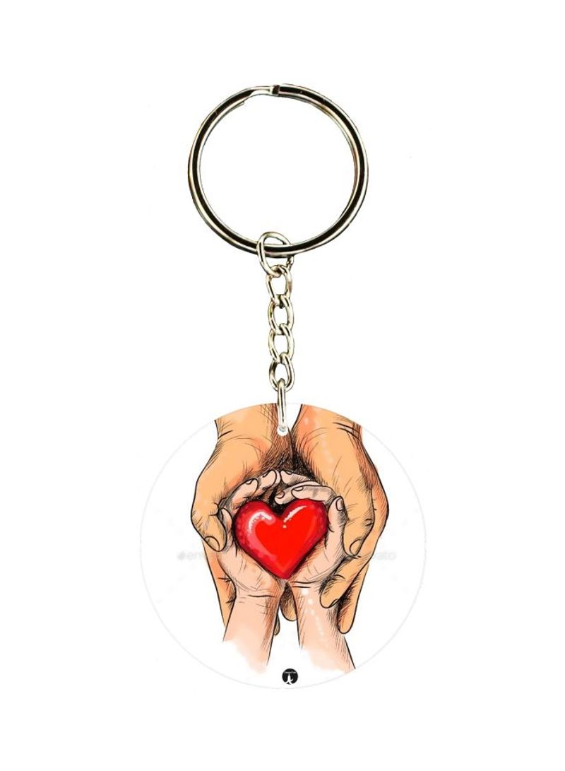 RKN Cartoon Printed Double Sided Keychain