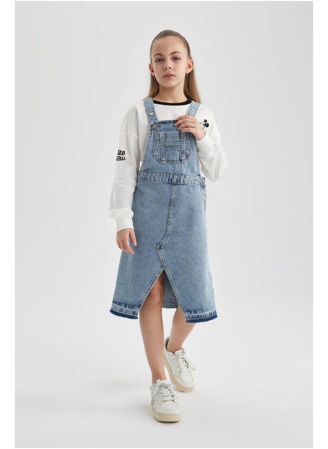DeFacto - Girl Jumpsuit Sleeveless Denim Jump Suit - Image 1