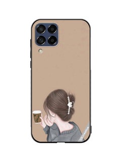 Protective Case Cover For Samsung Galaxy M33 Sipping Design Multicolour