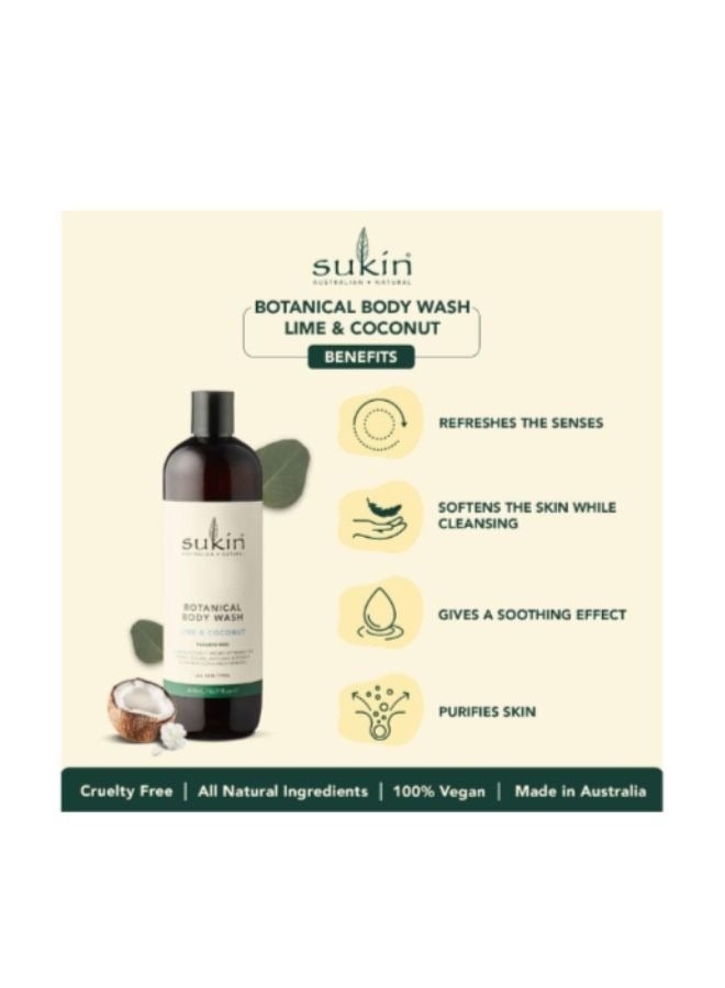 Sukin غسول الجسم بالليمون وجوز الهند - Image 3