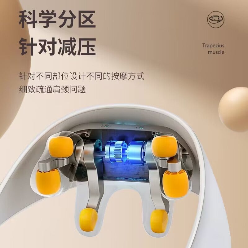 Massage Shawl Multifunctional Cervical Neck Shoulder Trapezoid Muscle Massager Factory Massager Heating Kneading Shawl - Image 4