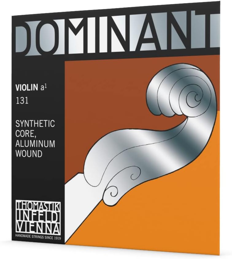 توماستيك-إنفيلد وتر فردي Thomastik لكمان 4/4 Dominant - وتر A قلب صناعي، ملفوف بالألمنيوم، متوسط - Image 1