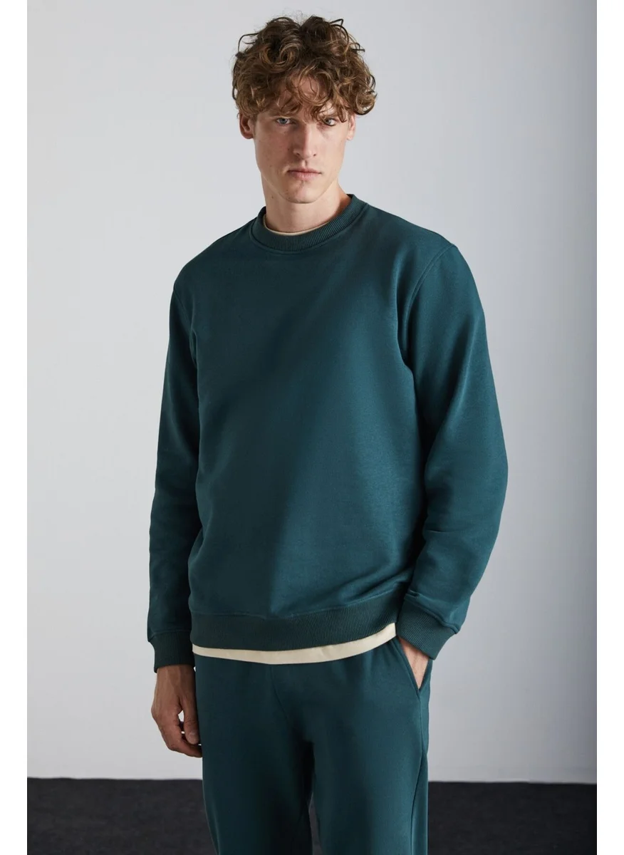 جريميلانج Adams Men's Green Sweatshirt