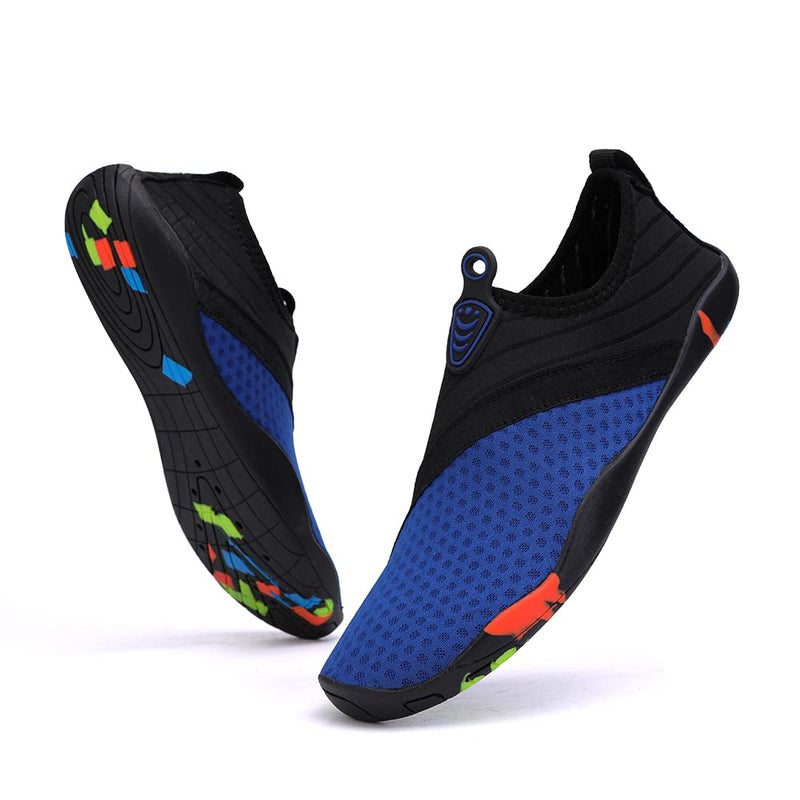 Vsufim Quick-Dry Water Sports Barefoot Shoes Aqua Socks for Swim Beach Pool Surf Yoga for Women Men (6 Women/5 Men) - Image 5