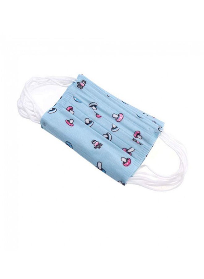 نيبمينينت قناع وجه ثلاثي الطبقات للأطفال بطبعة فطر للاستخدام مرة واحدة مكون من 20 قطعة - Image 2