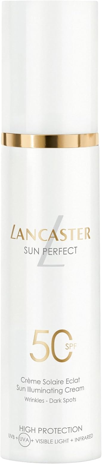 Lancaster كريم الإضاءة المثالي من لانكستر للشمس SPF50 50 مل حماية شاملة من الشمس تقنية مضادة للشيخوخة تحسين ترطيب البشرة وملمسها تركيبة نباتية - Image 1