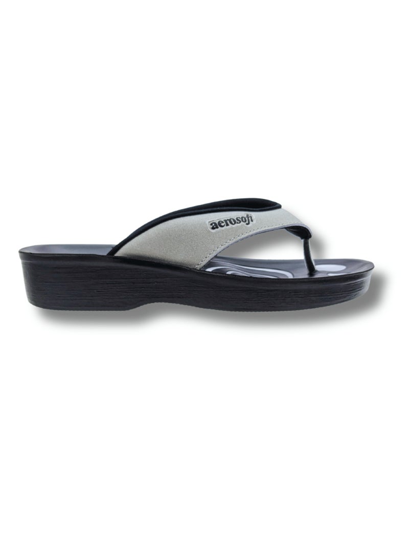 aerosoft - Aerosoft Women Slippers A0801 Silver - Image 1