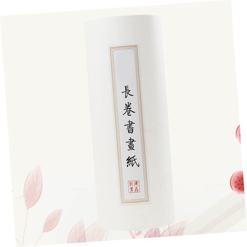 Parliky Thickened Chinese Art Rice Paper Long Scroll Semi-raw Semi-Cooked Xuan Paper for Calligraphy Painting Ink Brush Writing Beginners and Artists - Image 4