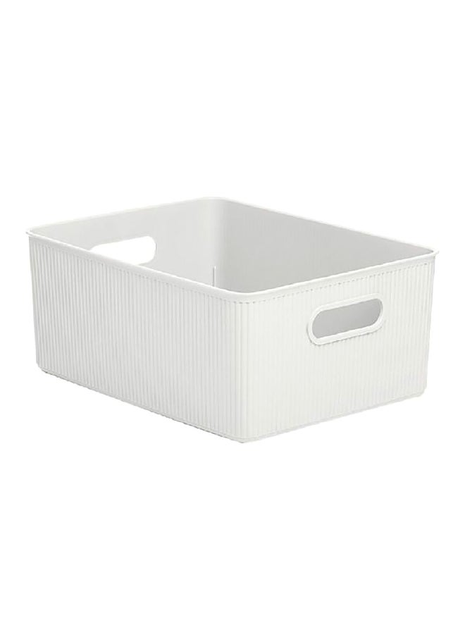 TATAY - Impact Resistance Rectangular Multi Purpose Storage Basket White 15 L 7010301 - Image 1