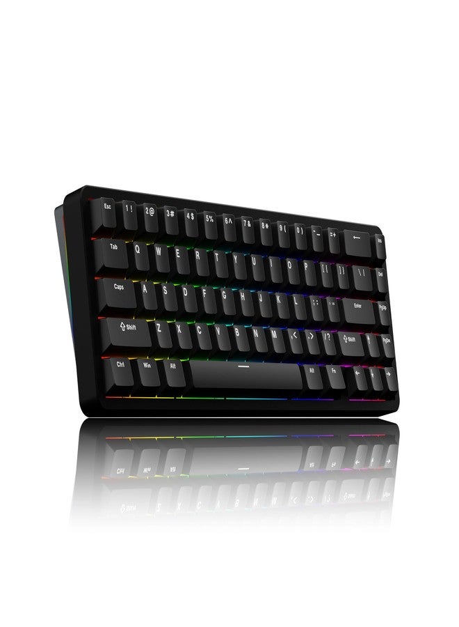 OOCTPK Chilkey ND65 Wireless Aluminum Mechanical Keyboard, 65% Layout Portable Gaming Keyboard, Tri-Mode BT5.0/2.4GHz/USB-C Hot Swappable Custom RGB Backlit Key Board for Laptop Office PC - Black - Image 1