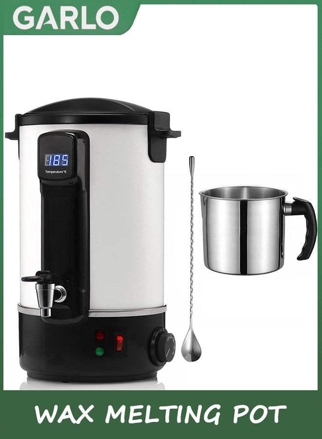 Garlo Candle Making Wax Melting Pot 8L, Electric Non-Stick Candle Melter Pot, Temperature Adjustable & LED Display Screen, DIY Candle Making Kit for Adults, Soy Wax and Beeswax Maker - Image 1