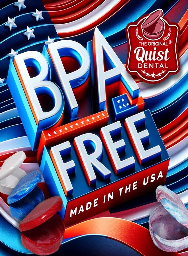 Quist Dental USA Made QUIST Dental® - Bulk Marble Retainer Cases (6) - Vent Holes - BPA Free - Unique Look - Image 3