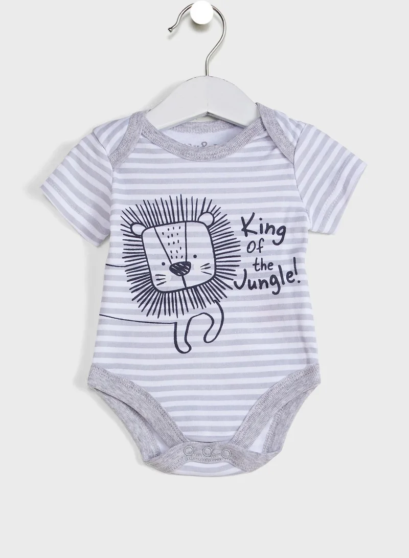 lily and jack Infant 3 Piece King Of Jungle Gift Set