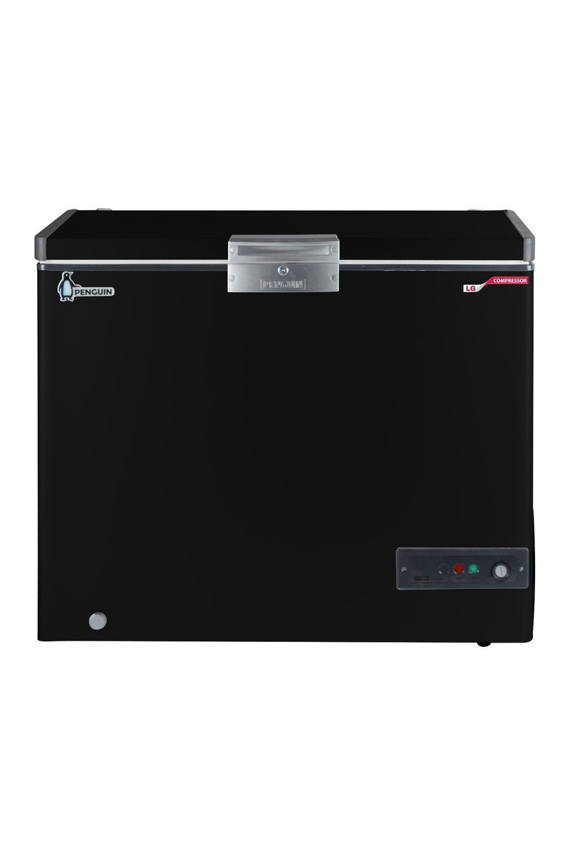 بنجوين فريزر صدر ES250L - سعة 205 لتر - ضاغط LG باللون الأسود