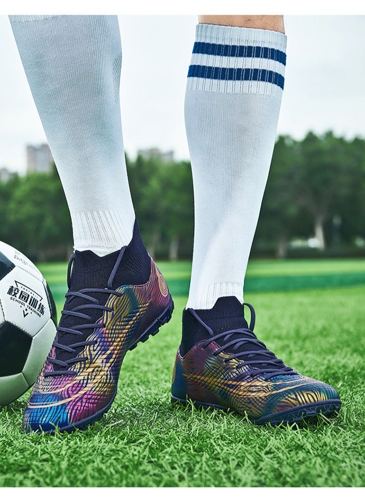 SKT Shiketro Men's football shoes, suitable for outdoor and indoor professional teenage boy football shoes, men's and women's universal football shoes. - Image 3