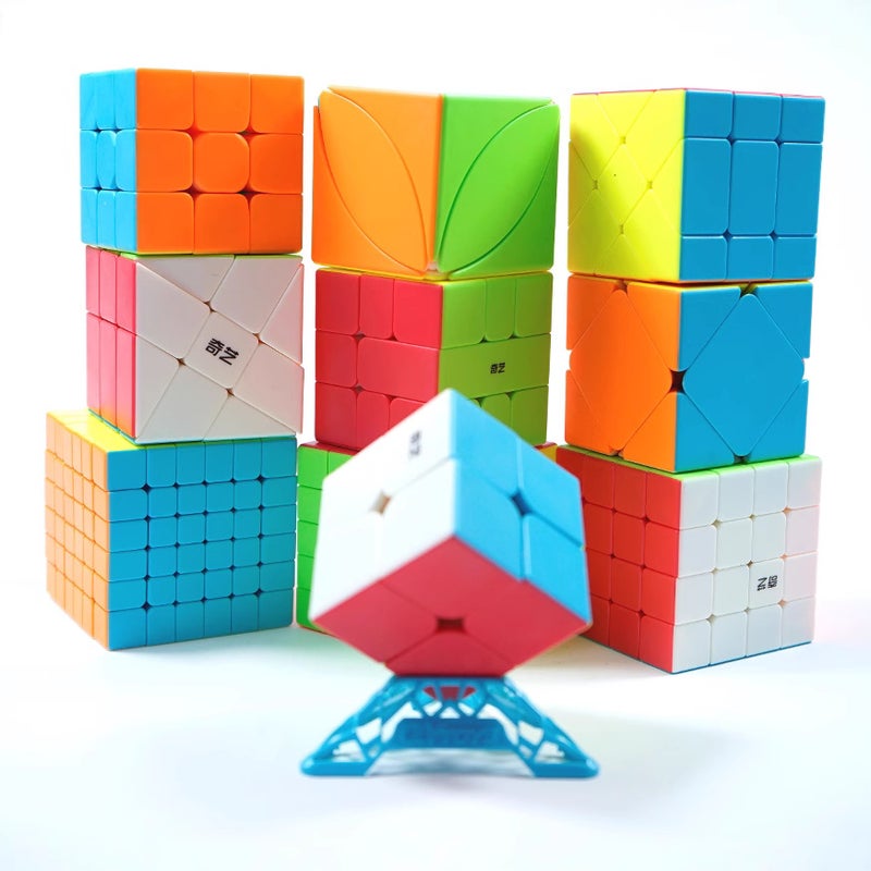 Qiyi Two Three Four Five Order Pyramid Rubik'S Cube Shaped Mirror Rubik'S Cube Children'S Educational Toys Rubik'S Cube - Image 5