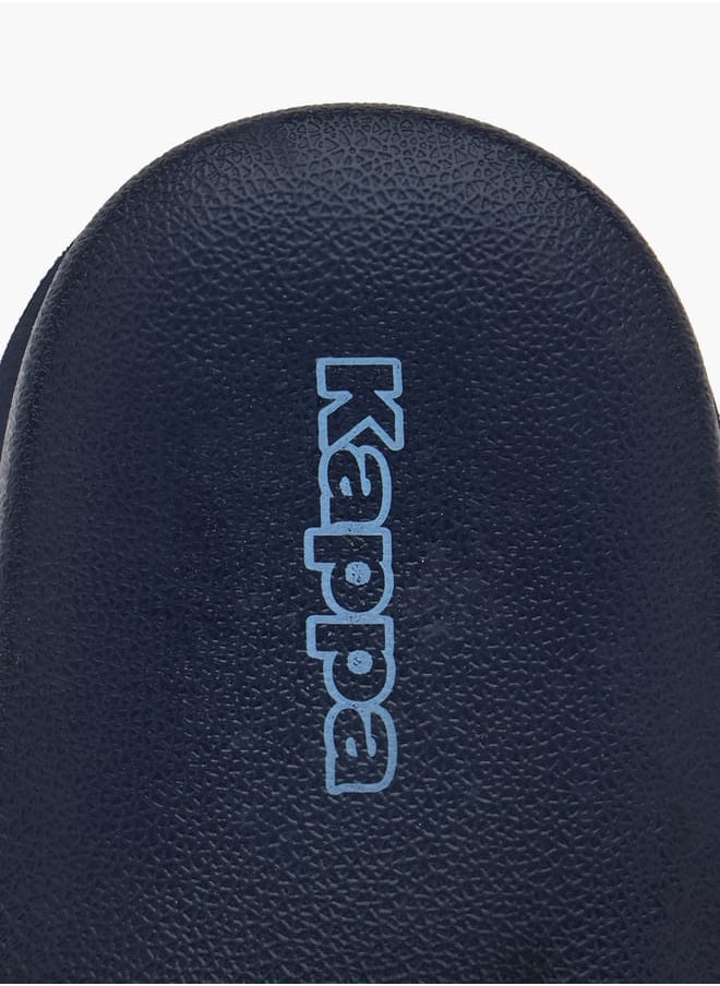 Kappa - Boys Textured Slides With Elastic Strap - Image 1