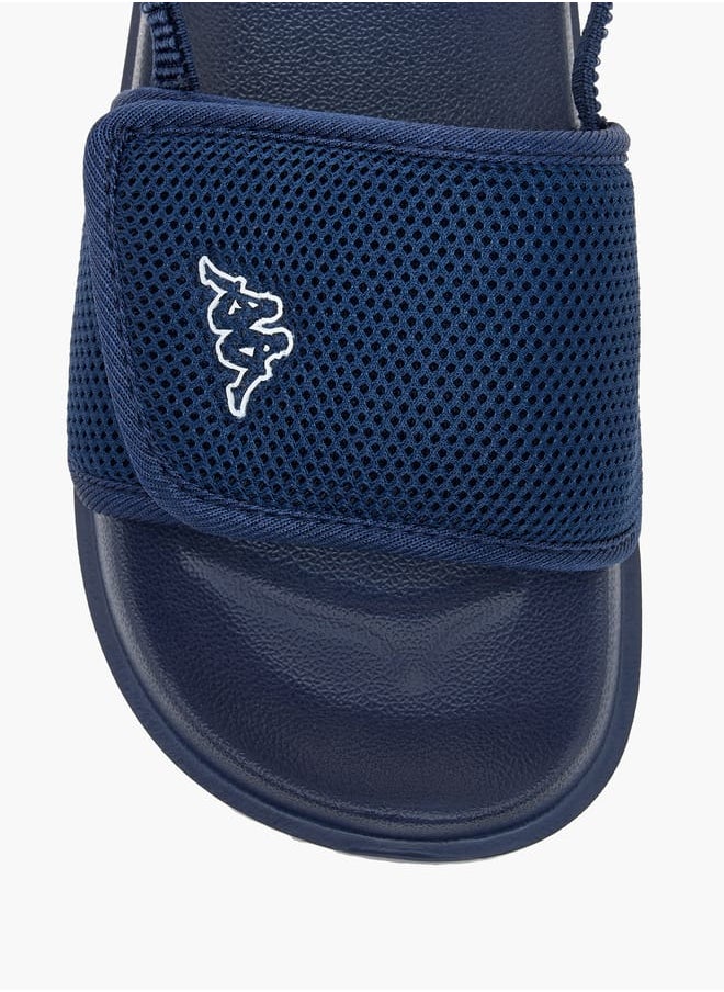 Kappa - Boys Textured Slides With Elastic Strap - Image 1