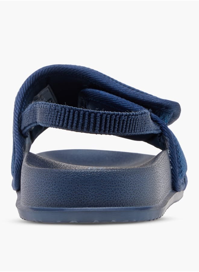 Kappa - Boys Textured Slides With Elastic Strap - Image 1