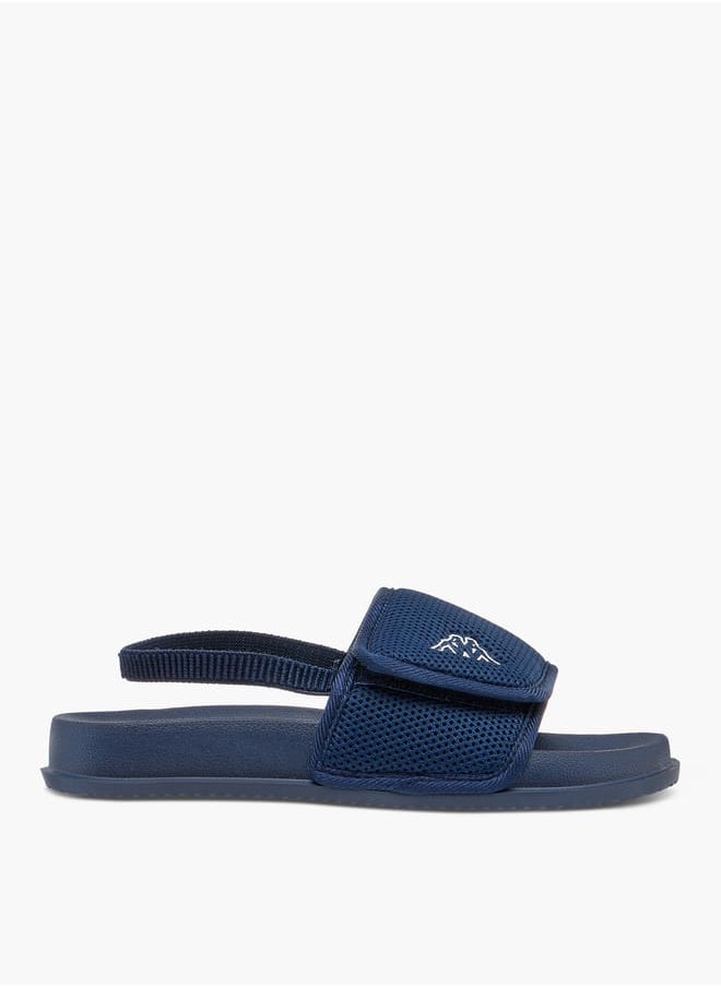 Kappa - Boys Textured Slides With Elastic Strap - Image 1