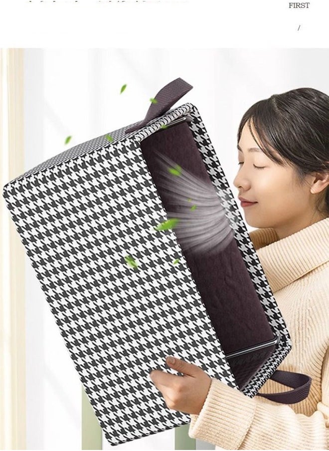 Generic Large Storage Baskets Clothes storage box Fabric Storage Boxes Collapsible Storage Bins Storage Bags with Reinforced Handle Decorative Closet Organizers and Storage for Clothes, Towels, Books  - Image 4