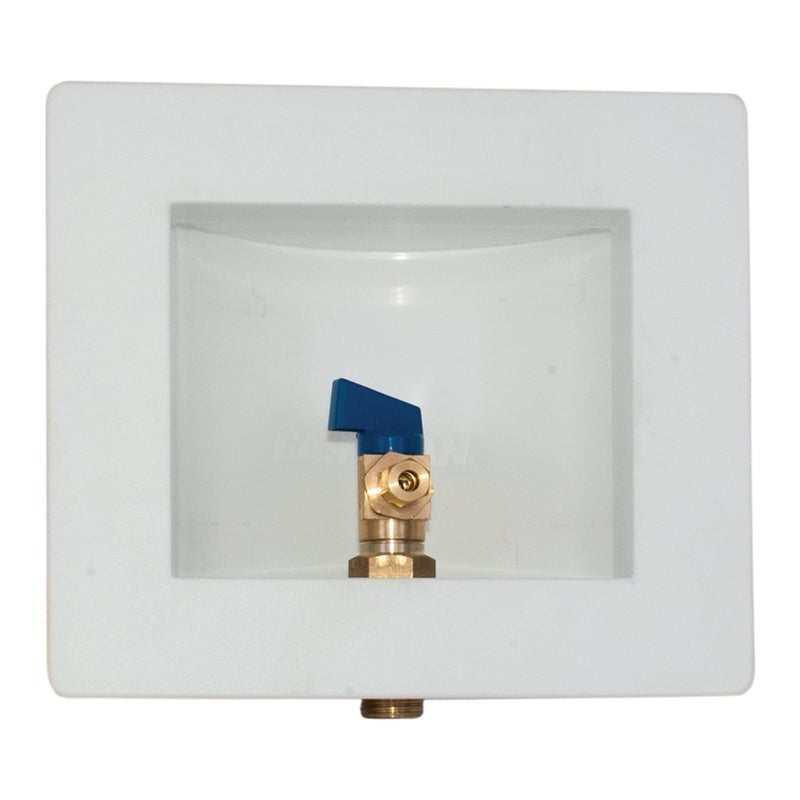 Eastman 1/2 Inch Sweat Connection x 1/4 Inch OD Compression Ice Maker Outlet Box, Quarter Turn Ball Valve, Pre-Assembled, 60232 - Image 4