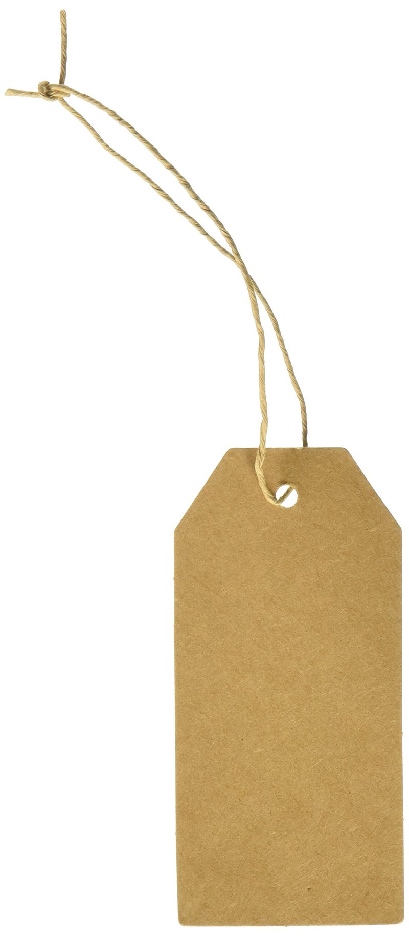 Wrapables 50 Gift Tags/Kraft Hang Tags with Free Cut Strings for Gifts, Crafts & Price Tags - Original Tag - Image 4