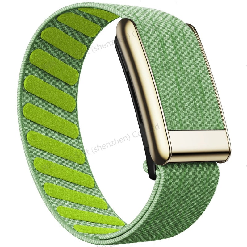 Y&D For Whoop 5.0 Band MG SuperKnit Luxe Strap Polished Gold Silver Replacement Luxury Watch Band 5.0 - Image 1
